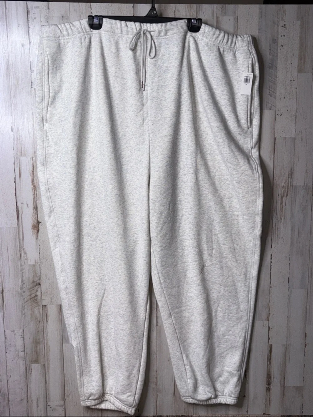 Old Navy Light Heather Gray Women's Sweatpants with Drawstring 4X NWT - Picture 1 of 14